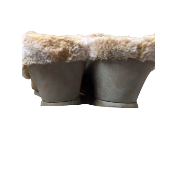 Baretraps Mules Slip-on Clogs Shearling Lined Suede Women's Size 8.5 Boho - Picture 6 of 9